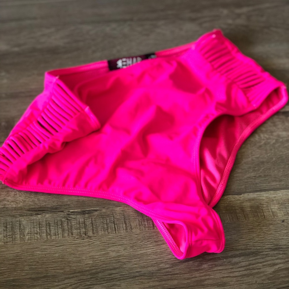 Hot Pink High Waisted Bikini Bottoms! 💗